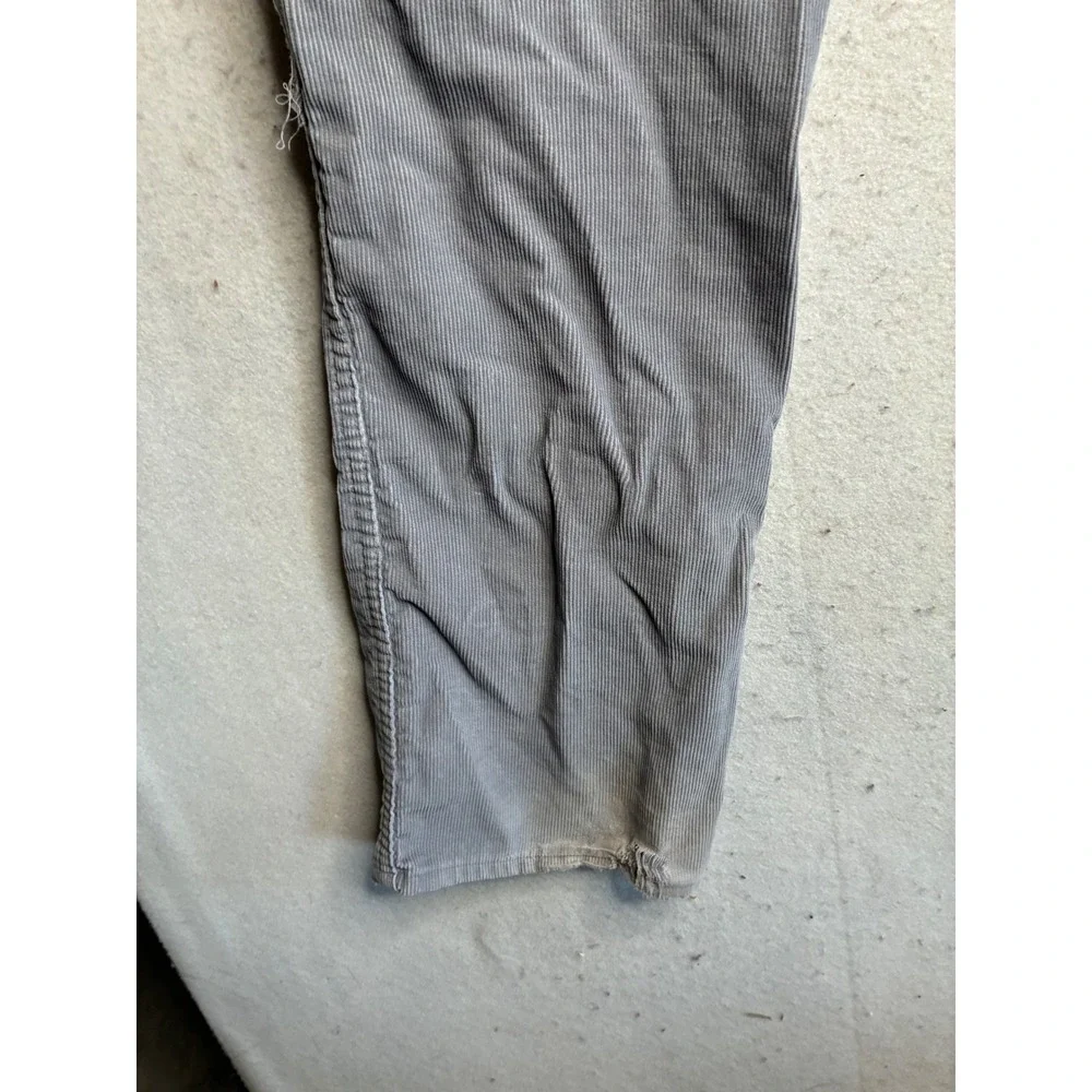 Vintage Rustler Mens Corduroy Pants Gray Regular Fit 89661SM USA Made 38x32